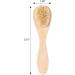 2-Pack Face Brush Set for Cleansing and Exfoliation | Natural Bristles, Wood Handle | Deluxe Travel Bag Included - Buy Online on SooperMarket.com