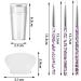 8-Piece Nail Art Jelly Stamper Kit with Scraper and Brushes | Clear Silicone Jelly Stamper for French Tip Nails | Manicure Tools - Buy Online on SooperMarket.com