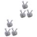 FRCOLOR 6 Pcs Bath Flower Bath Sponge Sponges for Cleaning Body Wash Natural Shower Sponge Body Scrubber Mesh Bath Pouf Bath Shower Loofah Bath Shower Sponge Body Wash Sponge Cartoon Grey