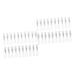 Angoily 40 Pcs Perfume Bottle Perfume Spray Empty Vial Small Perfume Spray Vial Perfume Spray Refillable Vial Perfume Empty Sample Bottle Portable Travel Glass Bottle Plastic Nozzle 0.1 Ounces As Shownx2pcs