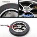 Wheelchair Front Wheel 10Inch Wheels Replacement Parts 2Pcs Electric Wheelchair Front Wheel Assembly 10X2 Inflatable Tire Wheelchair Accessories/Black/10 * 2 10*2 Black - Buy Online on SooperMarket.com