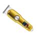 Buy Rechargeable Hair Clipper Set - Cordless Gold Metal Electric Trimmer with Guide Combs for Grooming | International Shipping Available - Buy Online on SooperMarket.com
