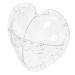 OSALADI Plant Plastic Fruit Clear Fruit Yard Fruit Fruit Forming Heart-Shaped Pumpkin