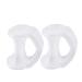 Toe Straightener Pinky Toe Toe Spacers Gel Spreader Correct Crooked Toes Bunion Corrector and Bunion Relief Aloe Socks for Women Moisturizing One Size Clear