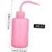 Safety Wash Bottle Set - 2pcs 250ml Eyelash & Dreadlock Cleaning Bottles | Pink Squeeze Water Bottle for Hair & Lab Use - Buy Online on SooperMarket.com