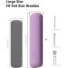 FERYES Travel Makeup Brush Holder L Purple - Portable & Stylish Cosmetic Organizer for Easy Travel - Buy Online on SooperMarket.com