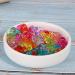Mini Acrylic Baby Pacifiers - 100 Pcs Birthday Party Decorations & Baby Baptism Favors - Colorful Transparent Mix - Buy Online on SooperMarket.com