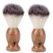 2 Pieces Badger Hair Men Shaving Brush Men Facial Cleaning Device Shaving Tool Shaving Brush with for Men