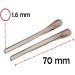 Replacement Glasses End Tips & Accessories - Light Brown Transparent 2 Pairs for Thin Metal Legs - Buy Online on SooperMarket.com