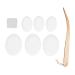 Lotion Applicator with 6 Replacement Heads - Long Handle Shower Back Scrubber for Men and Women - Professional Back Brush for Home Use - Buy Online on SooperMarket.com