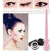Aaiffey Eyeliner Applicator Tool - Pink Silicone Guide with Black Creams | Easy No-Skip Waterproof Eyeliner Kit - Buy Online on SooperMarket.com