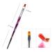 MWoot 10-Part Nail Brush Set | Nail Art Painting & Drawing Brushes for UV Gel & Acrylic Fingerails | Nail Liner Brushes & Accessories for Pedicure & Manicure - Buy Online on SooperMarket.com