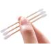 Toruiwa Double-Ended Cotton Swabs - Wooden Sticks for Makeup Removal Ear Cleaning & Wound Care - 100 Pieces - 8.5 x 2 x 7 cm - International Shipping Available - Buy Online on SooperMarket.com