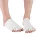 1 pair of bale rail smooths gel socks for the feet foot treatment sock gel socks for dry feet gel foot socks moisturizing gel socks white thumb toe socks