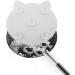  2-Pack Makeup Brush Cleaning Mat Cute Cat Ear Design Silicone Portable Brush Cleaner Pad Washing Tools with Suction Cups US Patent Registered (Black+White) - Buy Online on SooperMarket.com