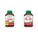 CoQ10 250 mg Extra Strength - Coenzyme Q10 Non-GMO Gluten-Free & Vitamin K2 120 mcg and Vitamin D3 1 000 IU