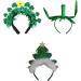 JSGHGDF Mardi GrasHeadband Irish Green Headband Irish Glitter Shamrock Headband SaintPatrick Day Headband CarnivalHeadband - Buy Online on SooperMarket.com