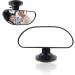 Baby Backseat Mirror Car Rear View Back Seat Mirror Baby Safety Rearview Mirror 360 Rotatable Adjustable Angle Rear Seat Mirror with Suction Cup. Black