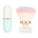 Professional Liquid Foundation Brush - Soft Dense Hair Capsule Shaped Tool in Blue & Pink for Flawless Makeup Application - Buy Online on SooperMarket.com
