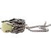 Oralgo Halenkette Dragonkette - Luminous Pearl Pendant Necklace with Natural Stones & Titanium Steel Charm Accessories - Buy Online on SooperMarket.com