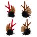 minkissy 2 Pairs Hair Clips Kids Hairpin Child Antlers Headband