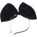 Minkissy Huge Bow Headband Candy Colored Hair Hoop Party Props Lovely Large Bowknot Hairband Party Props for Woman Girl(Black) - Buy Online on SooperMarket.com