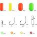 Dr.Fish 200PCs Pompano Rig Making Kit | Surf Fishing Rig Accessories | Saltwater Bottom Rig Parts with Circle Hooks, Beads, Swivels, and Snaps - Buy Online on SooperMarket.com