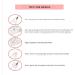 AIDIRui 5Pcs NFC Flash Nail Sticker LED Bare Chip Intelligent Luminous Nail Lamp Nail Sticker Enhancement Yellow Light - Buy Online on SooperMarket.com