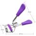 Eyelash Curler Lash Curler with Built in Comb Eye Lash Clip Cosmetic Makeup Curling Tool for Women Purple - Buy Online on SooperMarket.com