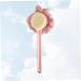 Healeved Bath Scrubber - Pink Handle Bath Brush Shower Sponge - Buy Online on SooperMarket.com