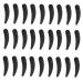 Mikinona 100pcs Mask Scoop Cream Scoop Mini Makeup Masks Spatula Mini Makeup Spoons Mini Tools Squeeze Bottles 5.50X1.50X0.10CM Black