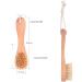 Natural Bristle Wooden Face Cleaning Brush Set - Exfoliating Facial Cleanser for Skin Care - Pack of 2 - Buy Online on SooperMarket.com