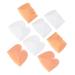 KALLORY 4 Pairs Toe Cover Foot Protectors for Feet Silicone Toe Sleeves Silicone Remover Metatarsal Pads Toe Caps Silicone Toe Protectors Soft Gel Ball of Foot Pads Silicone Protectors
