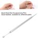 Double-Headed Ear Acupuncture Probe | Portable Stainless Steel Massage Device | Body Acupuncture Point Tool | Multi-Size Options for Optimal Care - Buy Online on SooperMarket.com
