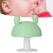 Silicone Teether Mushroom Shaped for Infants 4+ Months - Pink/Green - Buy Online on SooperMarket.com