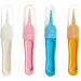 4PCS Plastic Nose Cleaning Tweezers with Safety Round Head Clip - Reusable Kids Navel Care Tool (4 colors) - Buy Online on SooperMarket.com