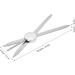 Precision Eyebrow Measuring Tool | Stainless Steel 3-Point Compass for Microblading | Eybrowing Template Lineal - Buy Online on SooperMarket.com