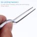 Professional 2 Sets Ear Pick Kit | Metal Spatula & Cleaning Tweezers | Ear Wax Picking Tools for Spiral Ear Spoon | Ear Wax Scoop Cleaner - Buy Online on SooperMarket.com