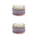 Lmoikesz 2 Set Multicolored Nail Art Striping Tape - Wide Application, Easy to Use - Fashionable Paper Gifts - Random Color 2MM - 2 Set - Buy Online on SooperMarket.com