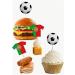 Portugal Football Party Food & Cupcakes Picks Decorations Toppers World Cup 2022 (pack of 14) - Buy Online on SooperMarket.com