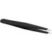 Stainless Steel Black Matte Slant Tip Eyebrow Tweezers by AURAY - Buy Online on SooperMarket.com