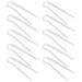 Pack of 10 hearing aid tubes flexible type R BTE earmold hearing aid tubes replacement acoustic tube type R (3.1 * 2.0 mm)