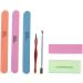Demeras Buffers Nail Scrub Brush 19x11x3 Manicure Set Nail Polisher Nail Files Buffer Kit Dead Skin Pusher Cuticle Removal Nail Caretool - Buy Online on SooperMarket.com