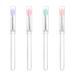 4pcs Lip Brushes Silicone Classycoo Lip Silicone Brush with Cap Makeup Beauty Brushes lip gloss applicator Lipstick Applicator Brushes for Applying Cream or Liquid Lip Mask and Eyeshadow