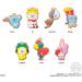 Starry Mart Bandai BT21 Cookie Charmcot Key Chain 1pc With Chewing Gum (Random Character) - Buy Online on SooperMarket.com