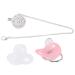 Bling Baby Pacifier Rhinestone Crown Ultra Soft Silicone BPA Free Safe Pacifier for Toddlers Size M (Pink)