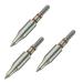Archery Field Points,Various OD,100/125/150/200 Grains,Easy Pull Various,Stainless Steel Archery Target Bullet Point Sharp Targethead Screw in Broadheads (1 Dozen 12 PCS) Z-5/16"-150grains
