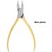 Toe Nail Clipper Streamlined Handle Remove Edges Of Nails Cuticle Clipper Stainless Steel for Hand for Cuticle for Dead Skin(Tyrant Gold) - Buy Online on SooperMarket.com