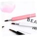 Retractable Brush for Lipstick Cosmetics Lip Brush Makeup Brush Tool Lip Brush Applicator Lipstick Brush Lipstick Applicator Metal Rod Portable Travel Pink - Buy Online on SooperMarket.com