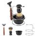 4 In1 shaving set with shaving brush badger hair shaving brush set shaving bowl and shaving stand brush stand holder for men
